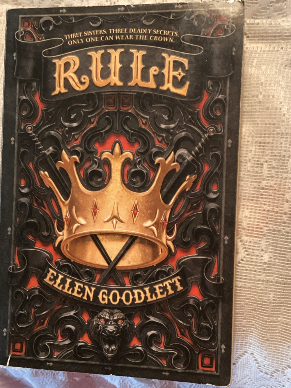 Book Rule by Ellen Goodlett Fiction Fantasy Great Novel